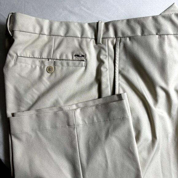 RLX Ralph Lauren Men's Golf Pants Light Khaki NWOT 38x32 - Picture 9 of 9